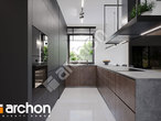 Проект будинку ARCHON+ Будинок в мускатах 2 (Р2) візуалізація кухні 1 від 2