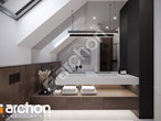 Проект будинку ARCHON+ Будинок в мускатах 2 (Р2) візуалізація ванни (візуалізація 3 від 1)