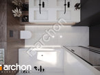 Проект дома ARCHON+ Дом в мускатах 2 (Р2) визуализация ванной (визуализация 3 вид 4)