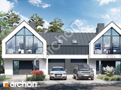 Проект дома ARCHON+ Дом в мускатах 2 (Р2) 
