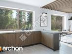 Проект дома ARCHON+ Дом во флоринах визуализация кухни 1 вид 2