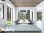 Проект дома ARCHON+ Дом во флоринах дневная зона (визуализация 1 вид 6)