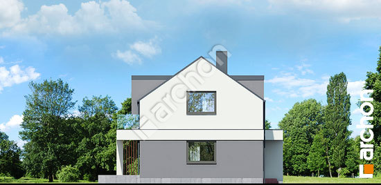 Боковой фасад Дом в халезиях 4 (Р2Б)