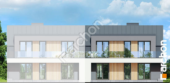 Дворовой фасад Дом в халезиях 4 (Р2Б)