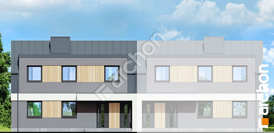 Передний фасад Дом в халезиях 4 (Р2Б)