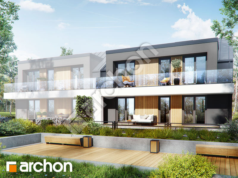 Проект будинку ARCHON+ Будинок в халезіях 4 (Р2Б) Вид 1