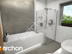 Проект дома ARCHON+ Дом под красной рябиной 15 визуализация ванной (визуализация 3 вид 3)