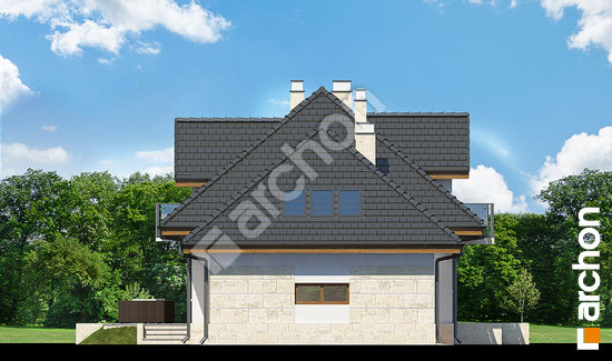 Бочний фасад Будинок у вербені (Н) вер.2