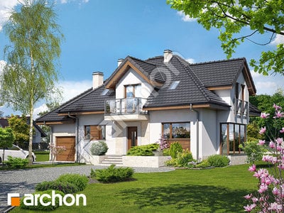 Проект дома ARCHON+ Дом в вербене (Н) вер.2 