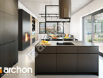 Проект дома ARCHON+ Дом в сирени 6 (Г) визуализация кухни 1 вид 3