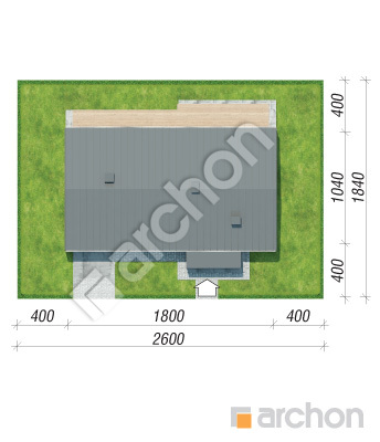 Проект дома ARCHON+ Дом в наранхиле (Г) Ситуація