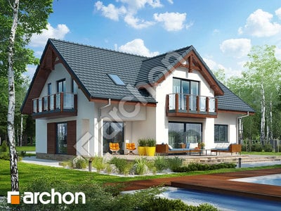Проект будинку ARCHON+ Будинок в калатеях 7 (Г2Т) Вид 2