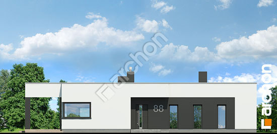 Передний фасад Дом в пеперомиях