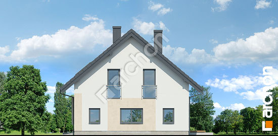 Боковой фасад Дом в изопируме 3