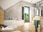 Проект будинку ARCHON+ Будинок в ізопірумі 3 візуалізація ванни (візуалізація 3 від 2)