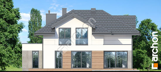 Дворовой фасад Вилла Миранда 20 (Г2)