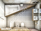 Проект будинку ARCHON+ Будинок в айдаредах (Г2П) візуалізація ванни (візуалізація 3 від 3)