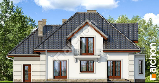 Дворовой фасад Дом в нектаринах 3 вер.2