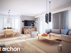 Проект будинку ARCHON+ Будинок в нектаринах 3 вер.2 денна зона (візуалізація 1 від 2)