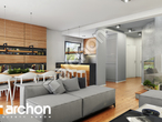 Проект будинку ARCHON+ Будинок в клематисах 12 (Б) вер. 3 денна зона (візуалізація 1 від 3)
