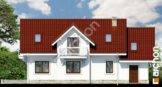 Дворовой фасад Дом в лобелиях 2 вер.2