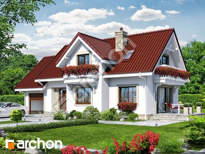 Проект дома ARCHON+ Дом в лобелиях 2 вер.2 
