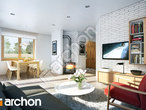 Проект дома ARCHON+ Дом в лобелиях 2 вер.2 дневная зона (визуализация 1 вид 1)