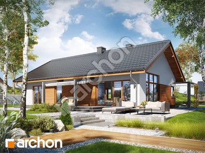 Проєкт будинку ARCHON+ Будинок в мекінтошах (ВП) 