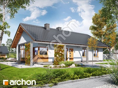 Проєкт будинку ARCHON+ Будинок в мекінтошах (ВП) Вид 2