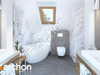 Проект будинку ARCHON+ Будинок в хризантемах (А) візуалізація ванни (візуалізація 3 від 1)