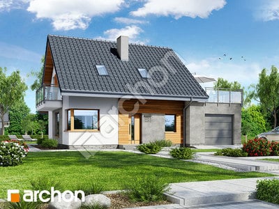 Проєкт будинку ARCHON+ Будинок в акантах 2 