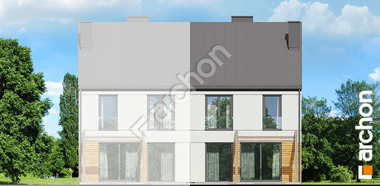 Дворовий фасад Будинок під гінко 12 (ГБА)