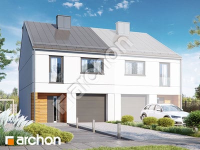 Проект дома ARCHON+ Дом под гинко 12 (ГБА) 