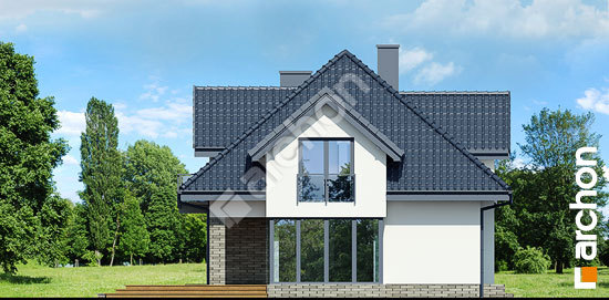 Бочний фасад Будинок в сливах (ГП)