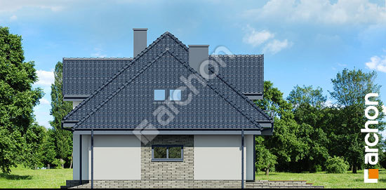 Боковой фасад Дом в сливах (ГП)