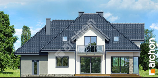 Дворовий фасад Будинок в сливах (ГП)