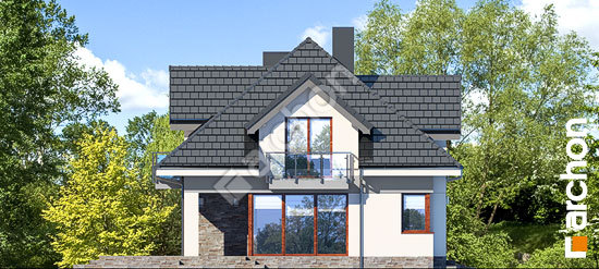 Бочний фасад Будинок в сливах 2 (Г2П)