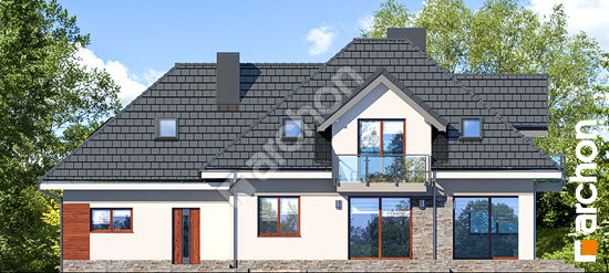 Дворовой фасад Дом в сливах 2 (Г2П)