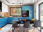Проект дома ARCHON+ Дом под лимбами визуализация кухни 1 вид 1