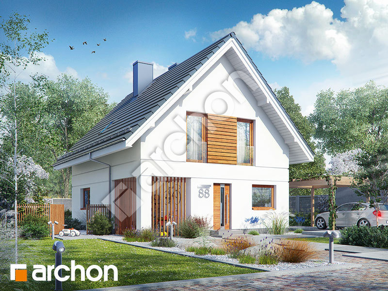 Проект дома ARCHON+ Дом под лимбами Вид 1