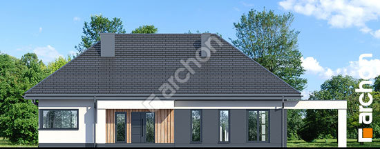 Передний фасад Дом в мекинтошах 12