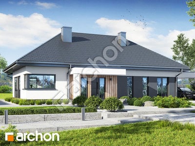 Проект дома ARCHON+ Дом в мекинтошах 12 