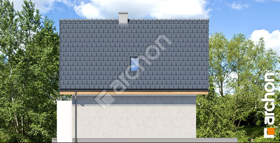 Боковой фасад Дом на пригорке (Н)