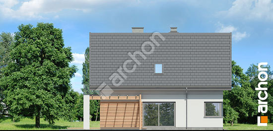 Боковой фасад Дом в аморфах 3 (Г2)