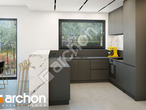 Проект будинку ARCHON+ Будинок в папаверах  візуалізація кухні 1 від 2