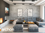 Проект будинку ARCHON+ Будинок в папаверах  денна зона (візуалізація 1 від 2)