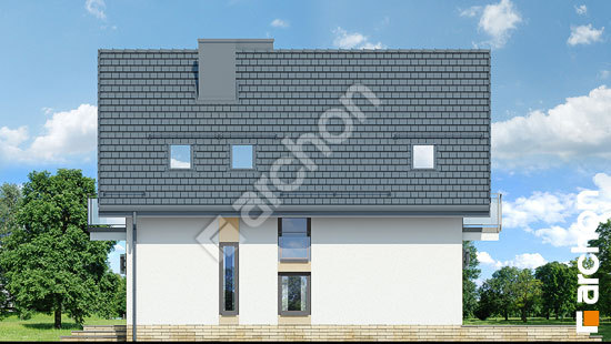 Боковой фасад Дом в рододендронах 21 (H)