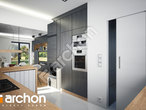 Проект дома ARCHON+ Дом в рододендронах 21 (H) визуализация кухни 1 вид 1