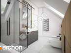 Проект будинку ARCHON+ Будинок в рододендронах 21 (H) візуалізація ванни (візуалізація 3 від 2)