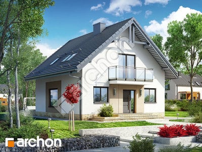 Проект дома ARCHON+ Дом в рододендронах 21 (H) 